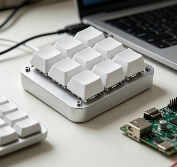 Custom Number Pad Macro Keypad Programmable - Пользовательская механическая клавиатура с Bluetooth, 9