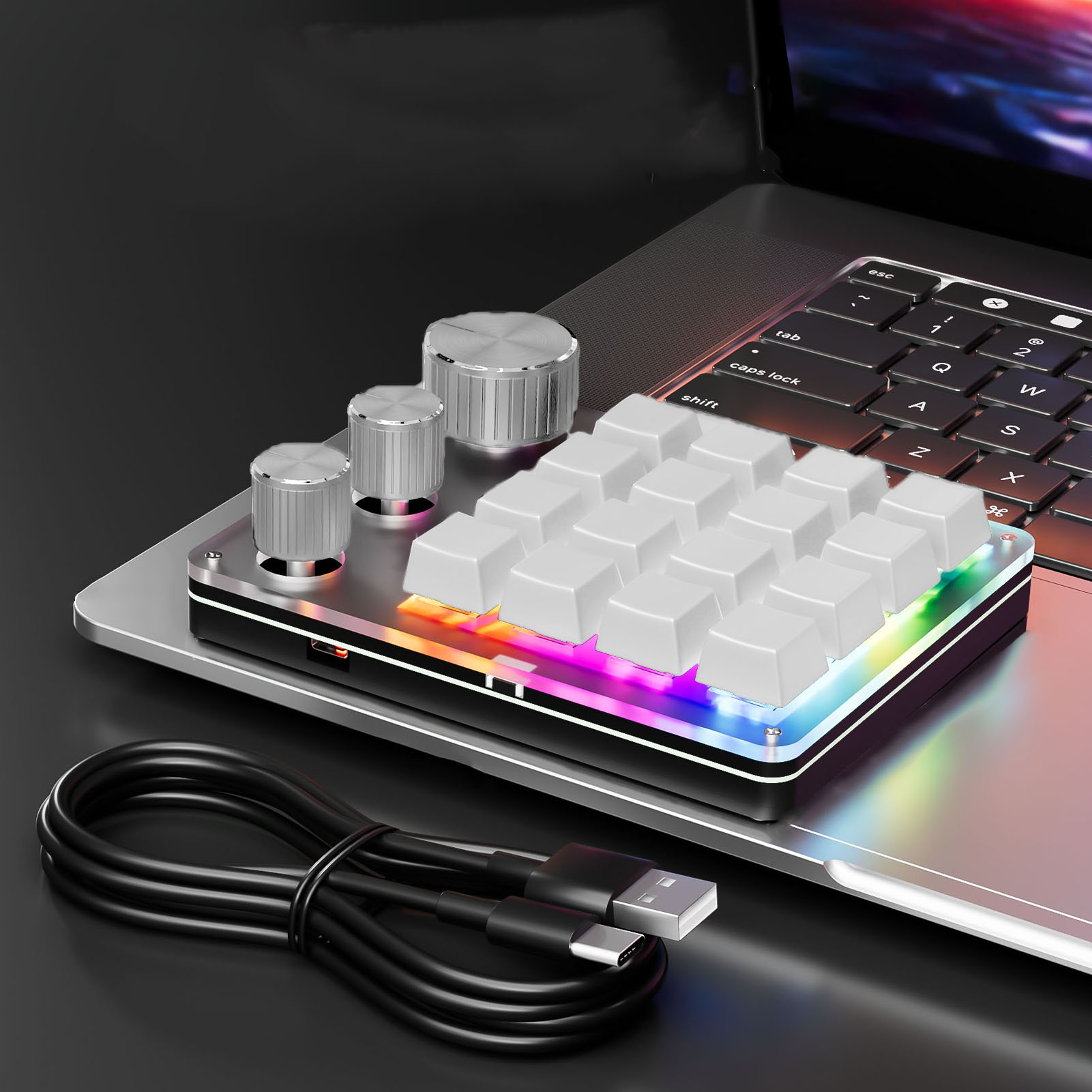 Custom Number Pad Macro Keypad Programmable - Макропад, пользовательская клавиатура, макропад, программируемая 16-клавишная