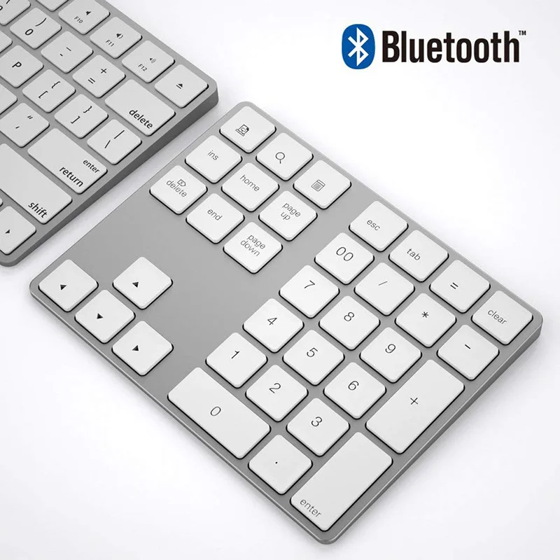 Миниатюрная ультратонкая Bluet – обзор и цена Bluetooth Numeric Keypad Aluminum Slim
