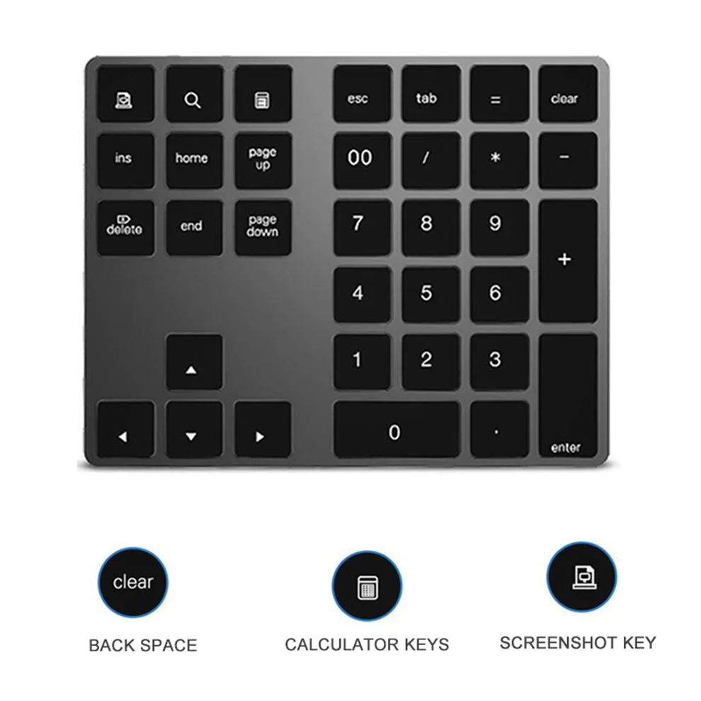 Миниатюрная ультратонкая Bluet – обзор и цена Bluetooth Numeric Keypad Aluminum Slim