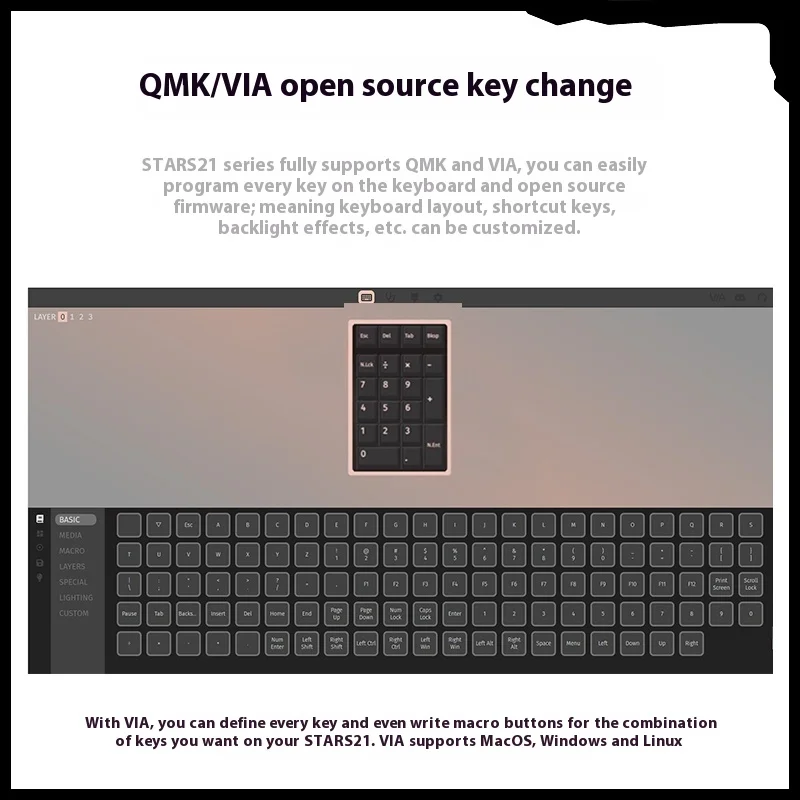 Беспроводная механическая мини – обзор и цена Mechanical Numpad Hot Swap Rgb Wireless