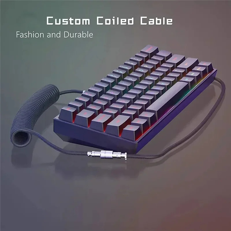 Механическая клавиатура Type C – обзор и цена Type C Detachable Cable Coiled Keyboard