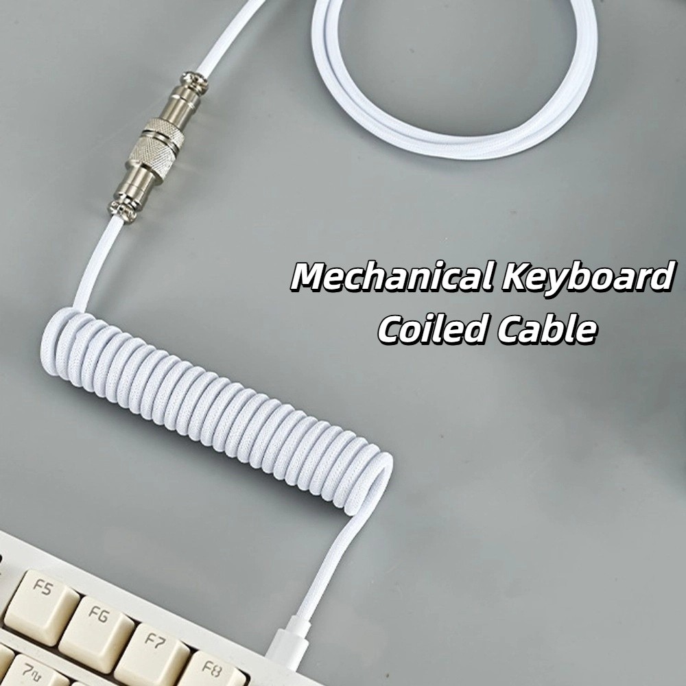 USB-кабель для механической кл – обзор и цена Type C Detachable Cable Coiled Keyboard