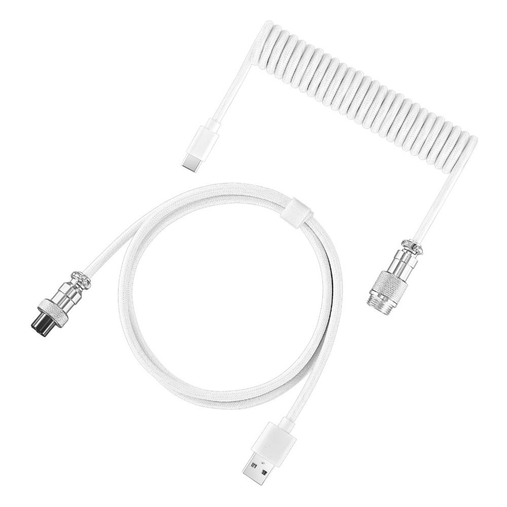 USB-кабель для механической кл – обзор и цена Type C Detachable Cable Coiled Keyboard