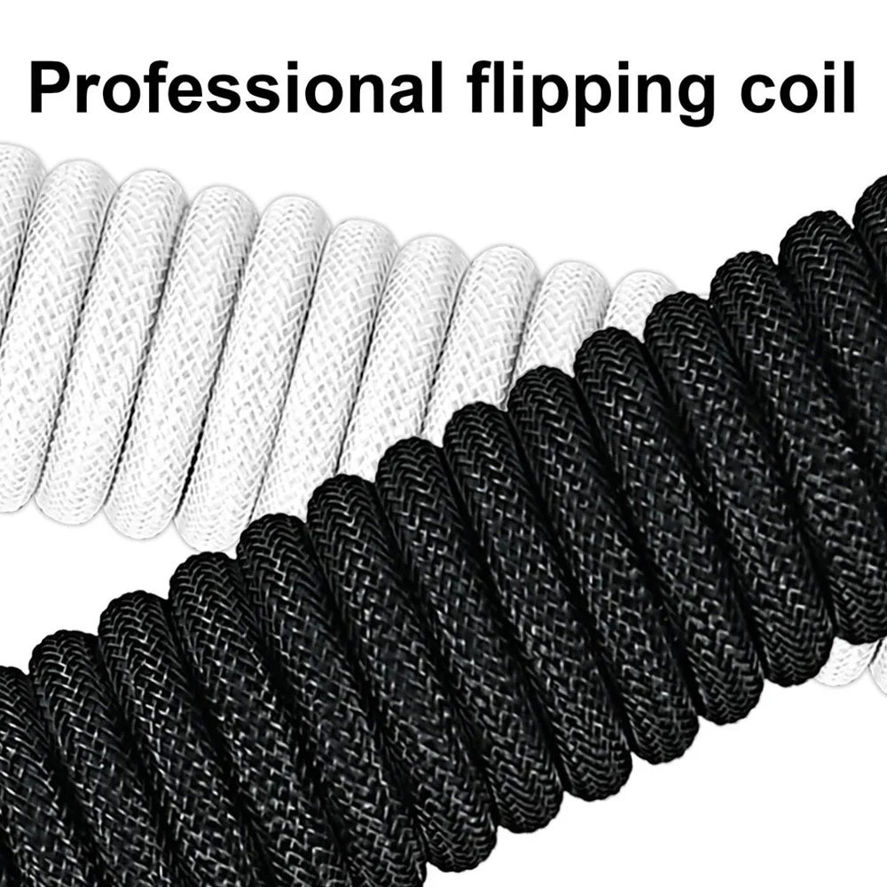 USB-кабель для механической кл – обзор и цена Type C Detachable Cable Coiled Keyboard