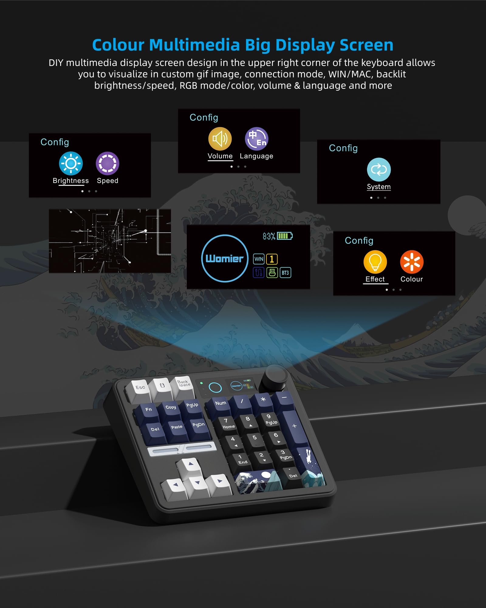 Мини-механическая цифровая кла – обзор и цена Mechanical Numpad Hot Swap Rgb Wireless