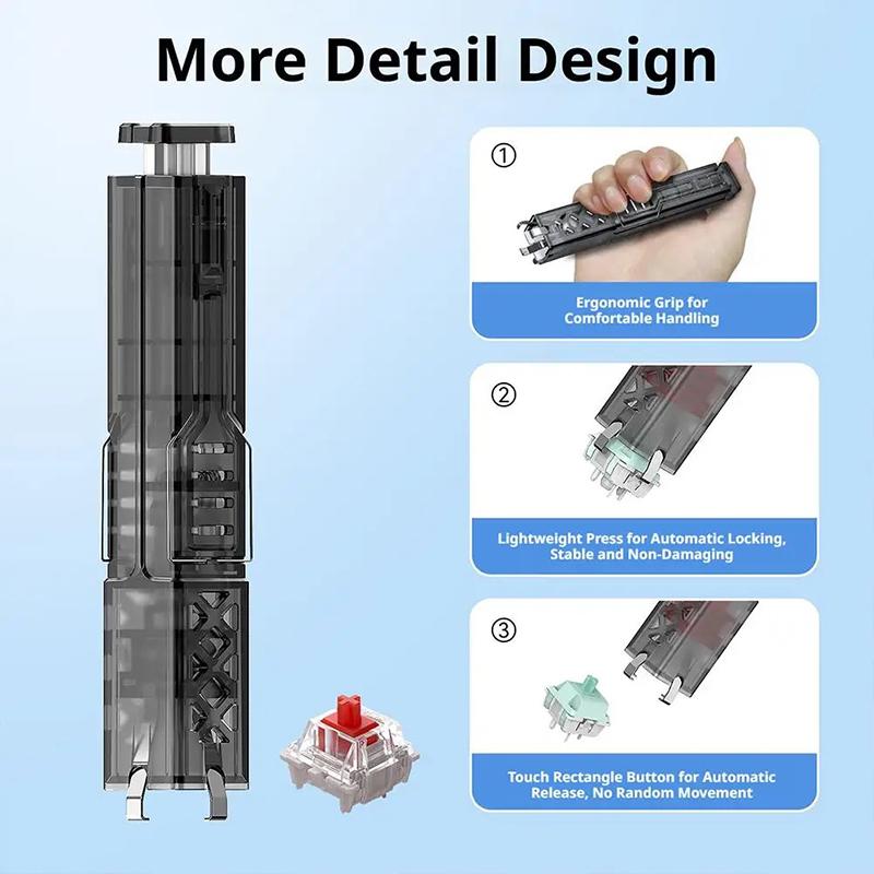 Набор для снятия механических  – обзор и цена Keycap Puller Switch Puller 2 In 1