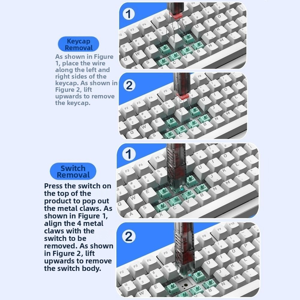 2 в 1: инструмент для снятия к – обзор и цена Keycap Puller Switch Puller 2 In 1