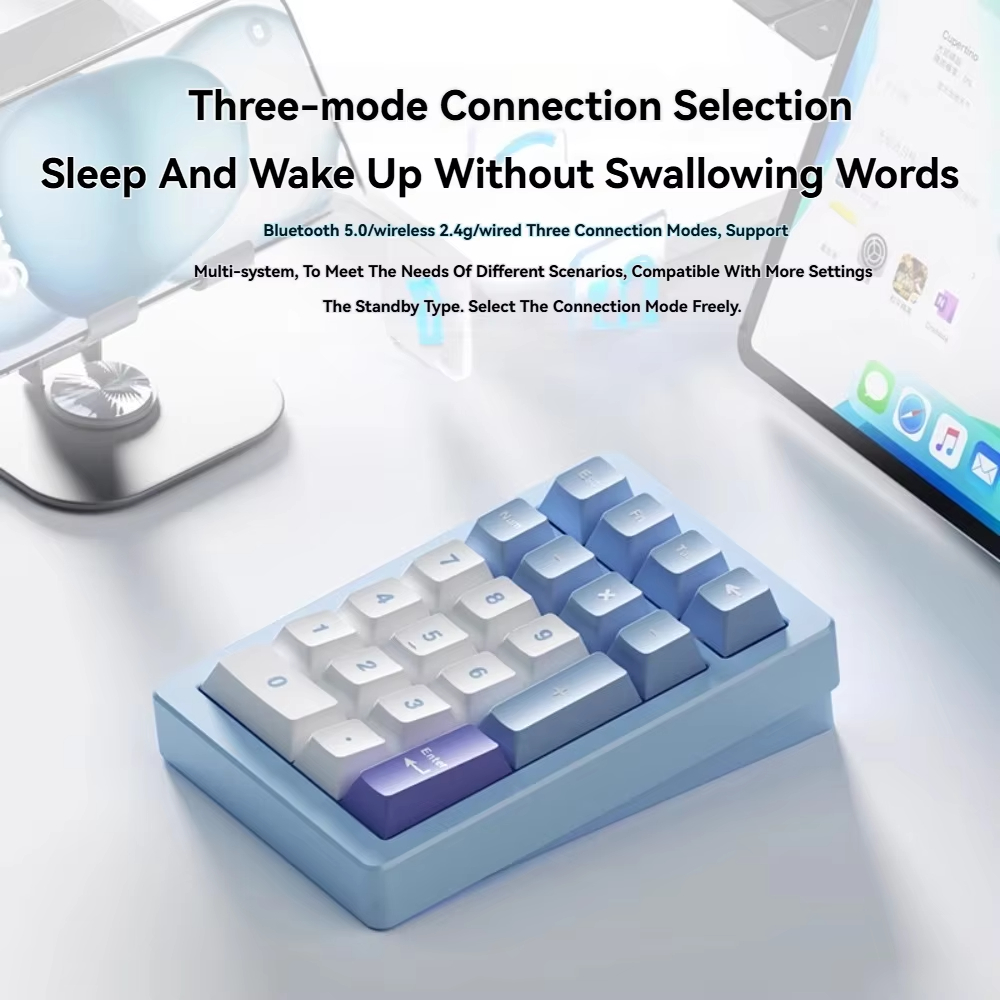 Panda20 V2 Беспроводная алюмин – обзор и цена Mechanical Numpad Hot Swap Rgb Wireless