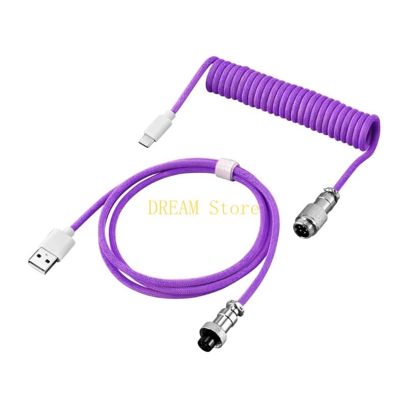 Съемный металлический спиральн – обзор и цена Type C Detachable Cable Coiled Keyboard