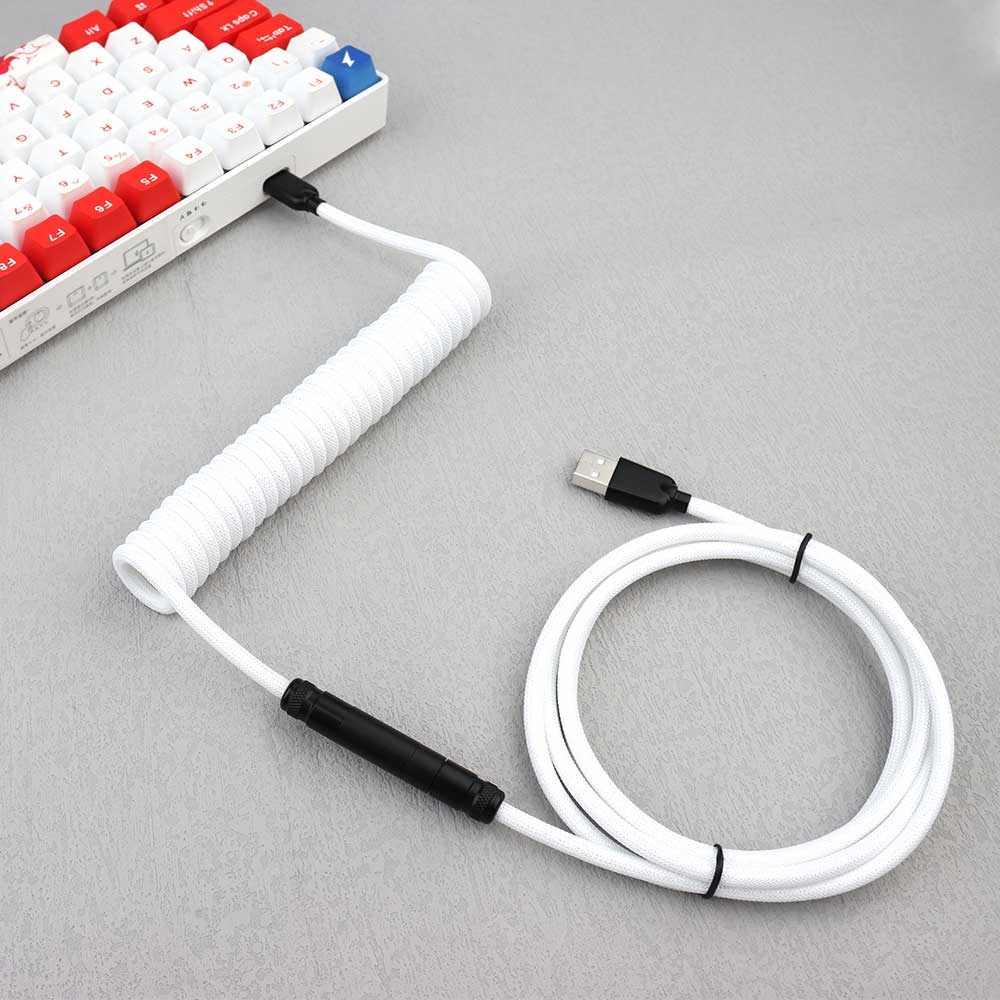 Кабель-спираль USB Type-C с ра – обзор и цена Type C Detachable Cable Coiled Keyboard