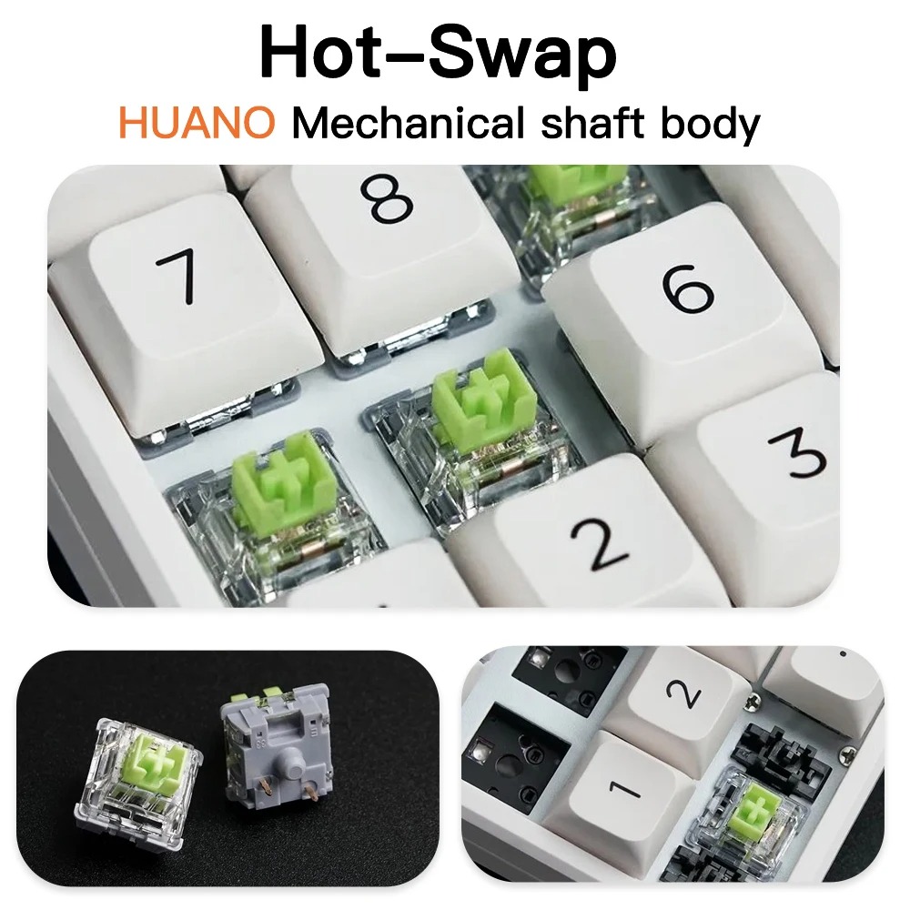 Беспроводная механическая цифр – обзор и цена Mechanical Numpad Hot Swap Rgb Wireless
