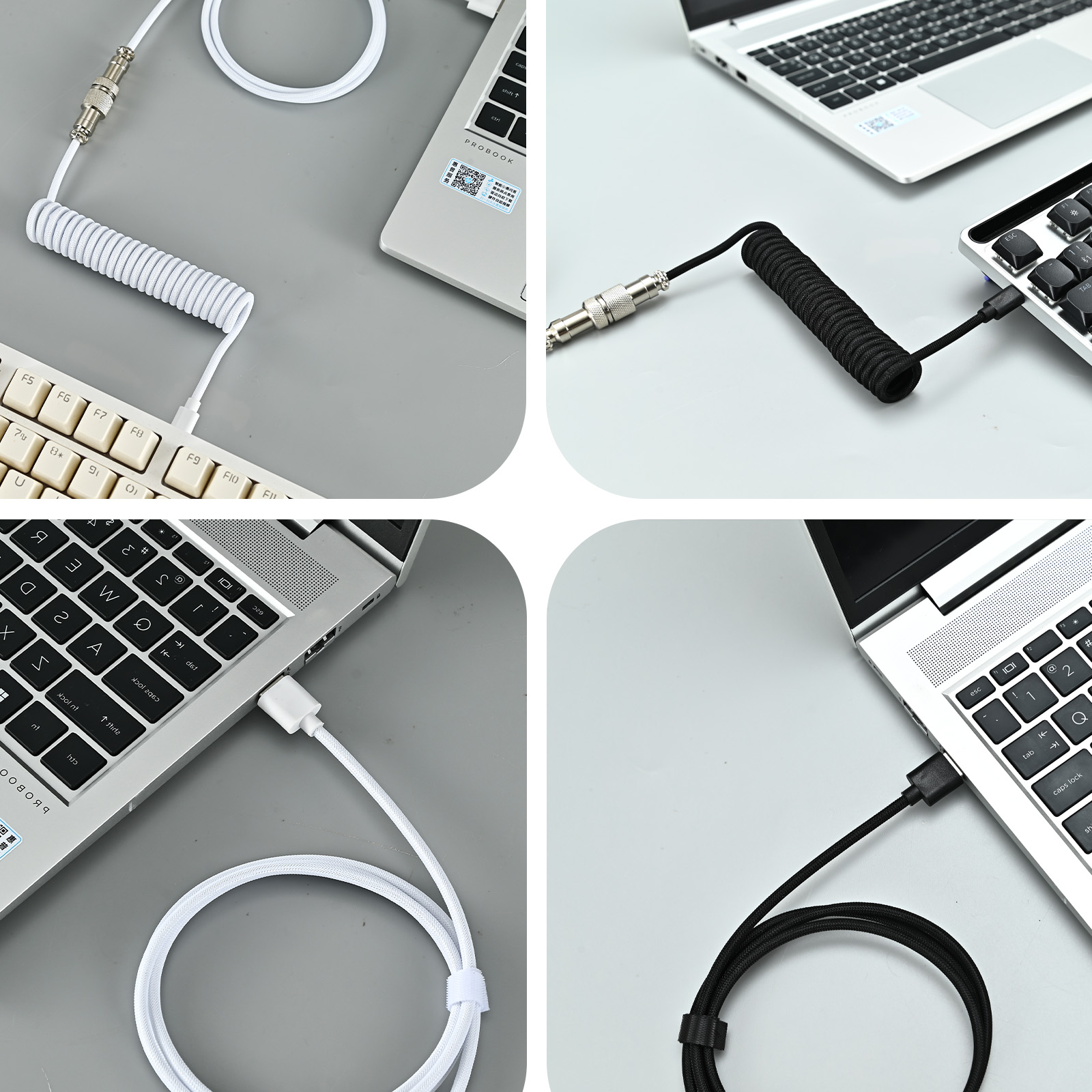 Спиральный кабель клавиатуры т – обзор и цена Type C Detachable Cable Coiled Keyboard