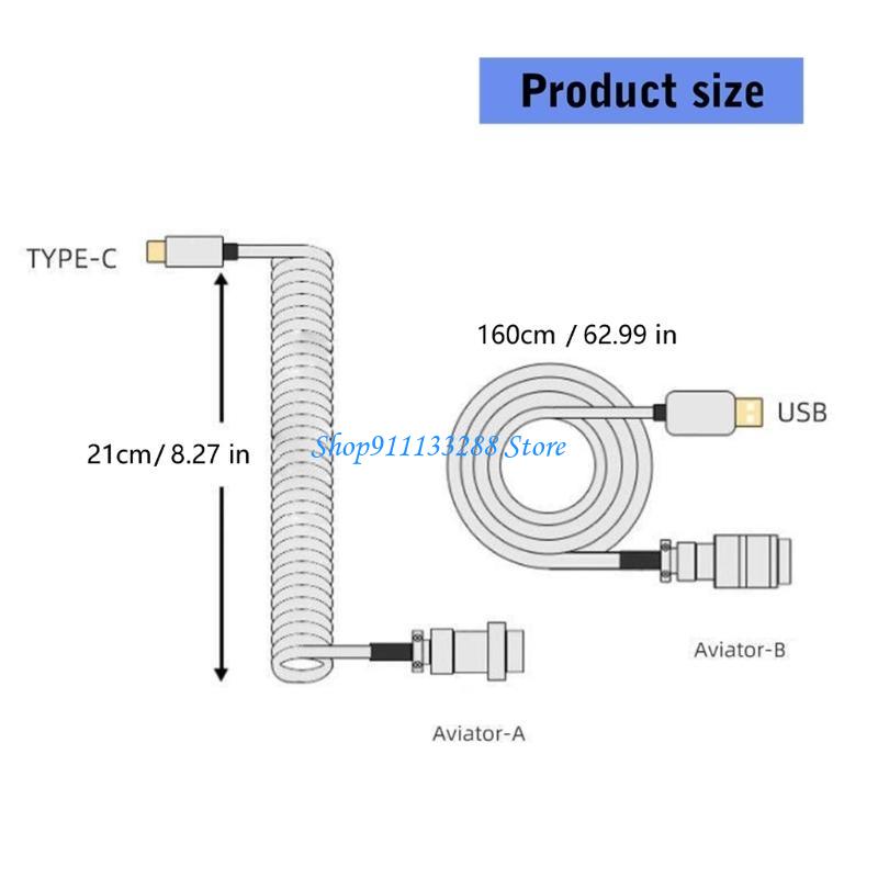 G88D спиральный USB тип C меха – обзор и цена Type C Detachable Cable Coiled Keyboard