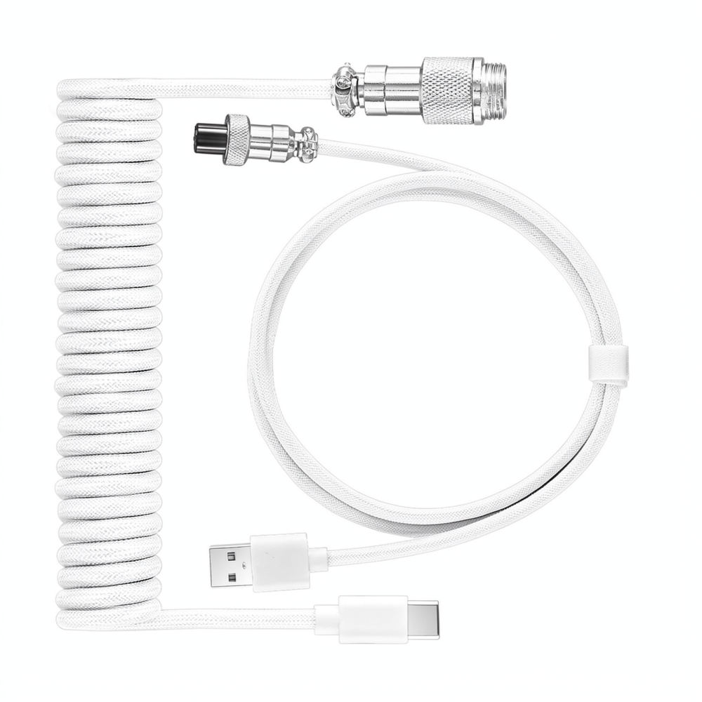 Спиральный кабель Aviator для  – обзор и цена Type C Detachable Cable Coiled Keyboard